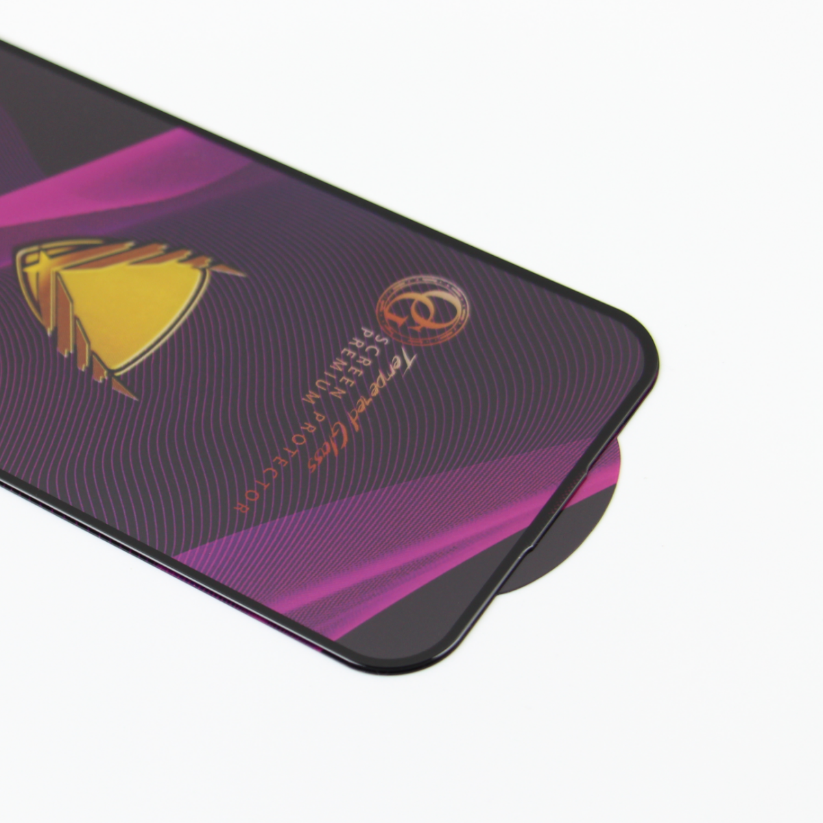 Film de protection d'écran OG Premium pour Samsung Galaxy A55 5G A556, Verre trempé, Full Glue, Lot de 10 pièces, Noir