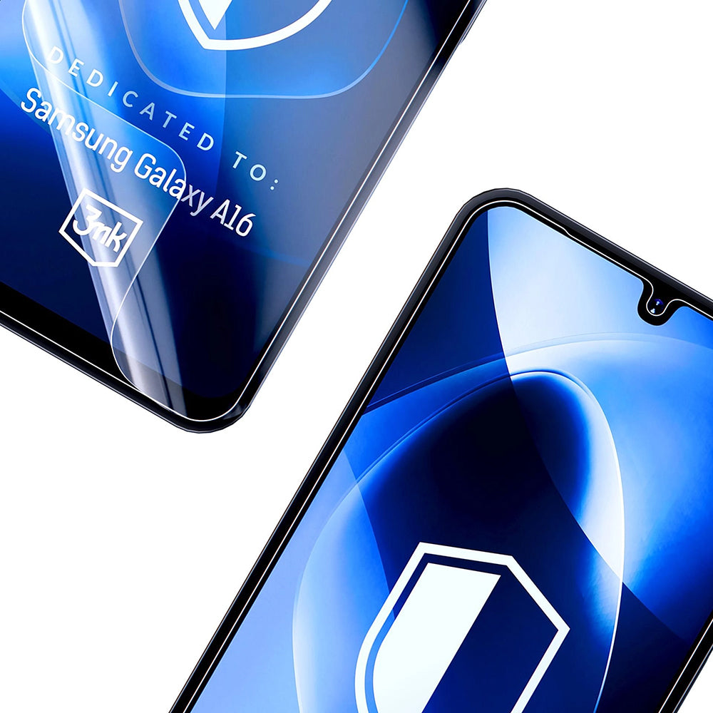 Film de protection d'écran 3MK FlexibleGlass pour Samsung Galaxy A26 A266 / A16 5G A166 / A16 4G A165 / M16 M166, Verre Flexible, Full Glue