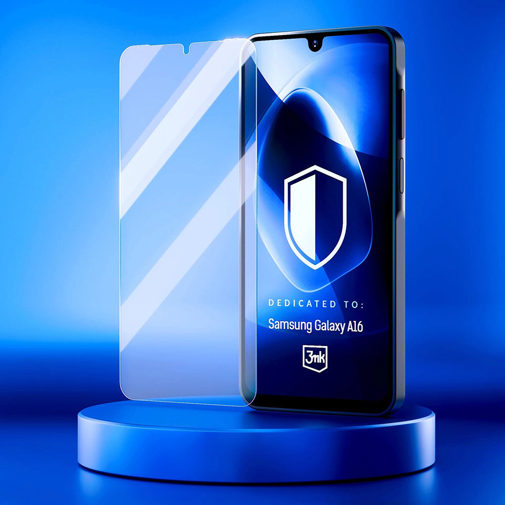 Film de protection d'écran 3MK FlexibleGlass pour Samsung Galaxy A26 A266 / A16 5G A166 / A16 4G A165 / M16 M166, Verre Flexible, Full Glue