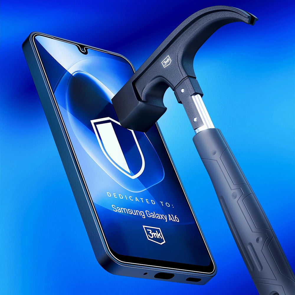 Film de protection d'écran 3MK FlexibleGlass pour Samsung Galaxy A26 A266 / A16 5G A166 / A16 4G A165 / M16 M166, Verre Flexible, Full Glue