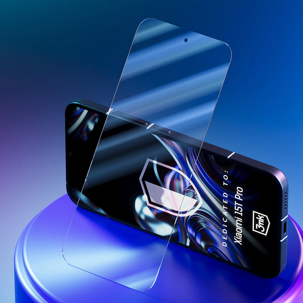 Film de protection d'écran 3MK FlexibleGlass pour Xiaomi 15T Pro, Verre Flexible, Full Glue