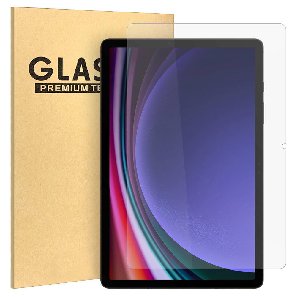 Film de protection d'écran Lito Classic pour Samsung Galaxy Tab S9 FE / Tab S9, Verre trempé, Collage intégral, 2.5D