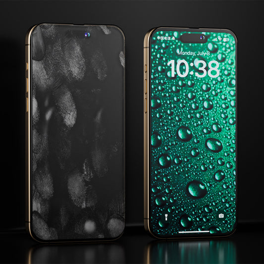 Film de protection d'écran Anank 3X Renforcé Invisible pour Apple iPhone 16 Pro Max, Verre Trempé, Collage Complet, 3D, Noir
