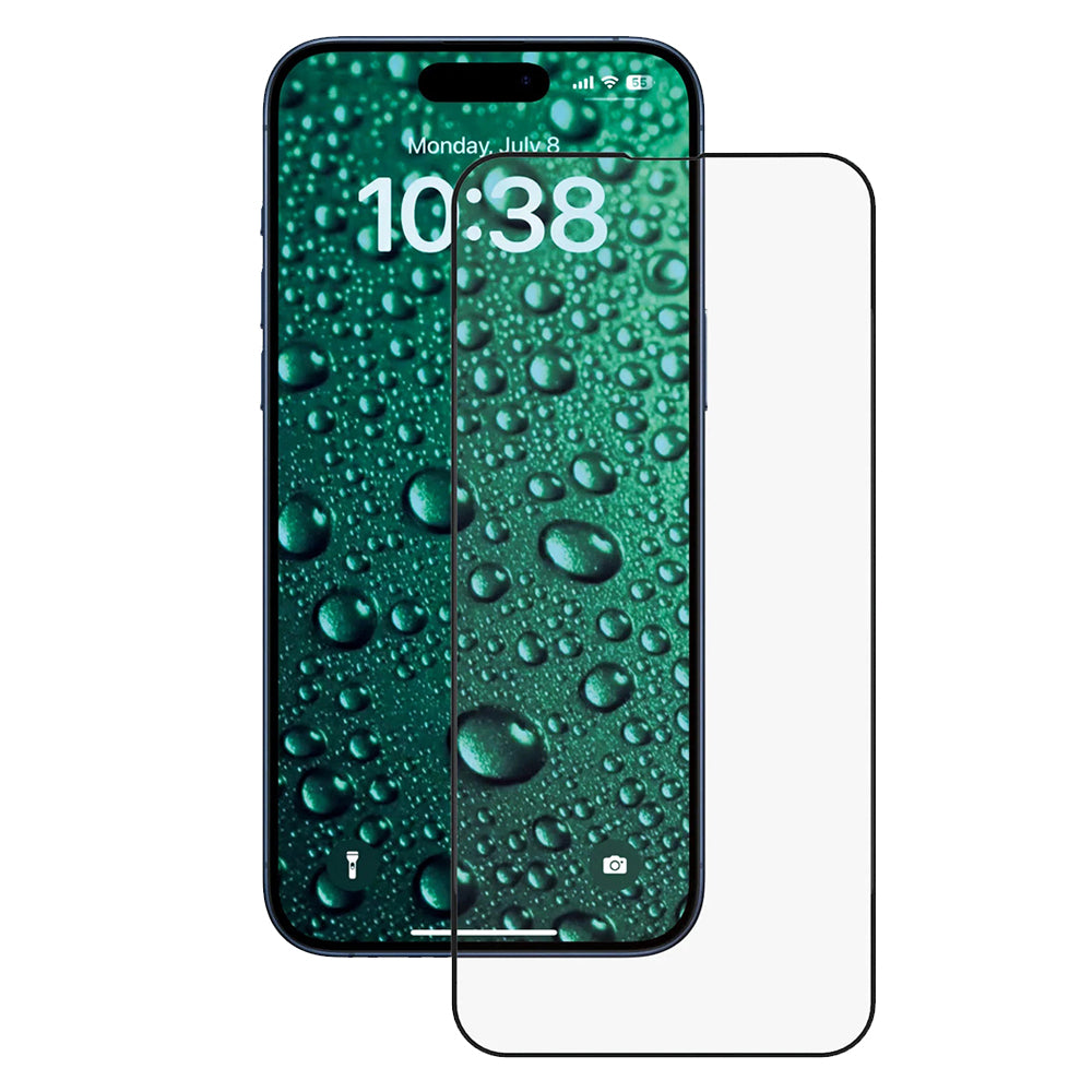 Film de protection écran Anank 5X Renforcé Invisible pour Apple iPhone 17 Pro Max, Verre Trempé, Full Glue, 3D, Noir