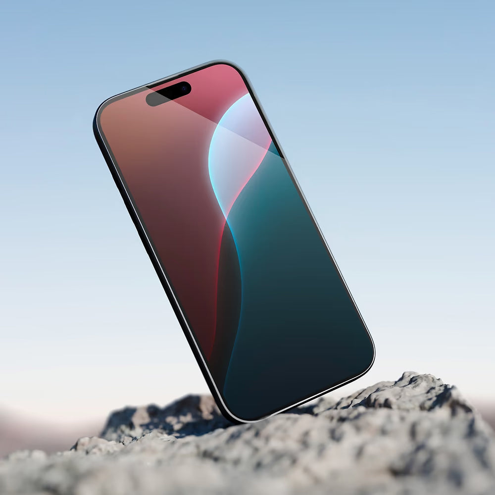 Film de protection écran Anank 5X Renforcé Invisible pour Apple iPhone 17 Pro, Verre Trempé, Full Glue, 3D, Noir