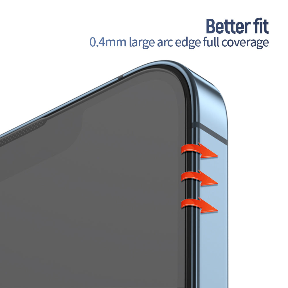 Film de protection écran Blueo Anti-Reflective HD pour Samsung Galaxy S26 Ultra S948, Verre Trempé, Full Glue, Noir