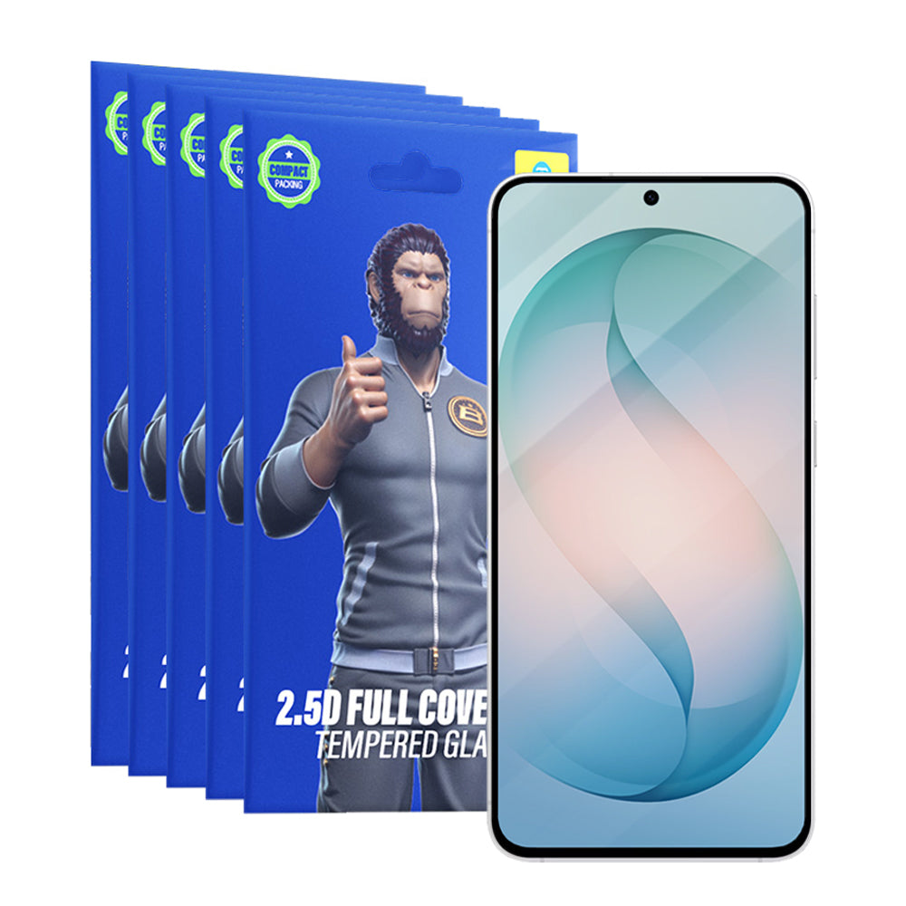 Film de protection écran Blueo HD pour Samsung Galaxy S26 Plus S947, Verre Trempé, Full Glue, 2.5D, Set de 5 pièces, Noir