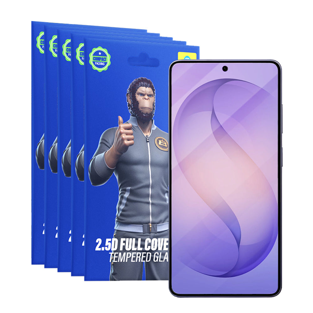 Film de protection Écran Blueo HD pour Samsung Galaxy S26 Ultra S948, Verre Trempé, Full Glue, 2.5D, Set de 5 pièces, Noir