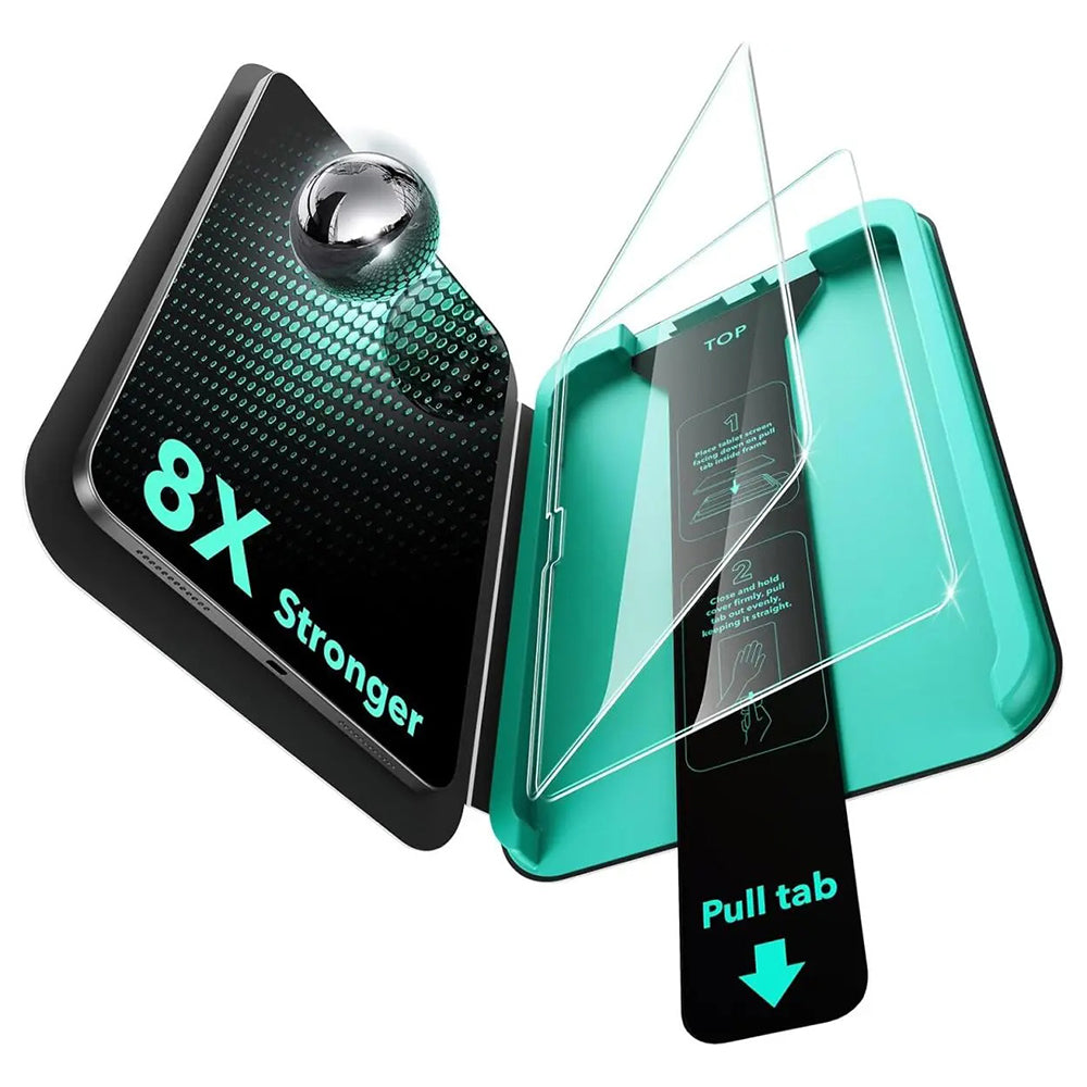 Film de protection d'écran ESR Armorite UltraFit pour Apple iPad (2025) / (2022), Verre Trempé, Full Glue, Lot de 2 pièces