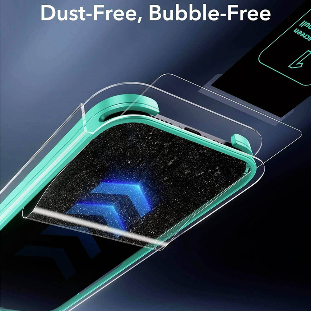 Film de protection d'écran ESR Armorite UltraFit pour Apple iPhone 18 Pro Max / 17 Pro Max, Verre trempé, Collage intégral, Lot de 2 pièces, Noir