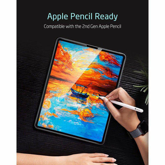 Film de protection d'écran ESR pour Apple iPad Air (2022) / Pro 11 (2021) / Air (2020), Verre Trempé, Full Glue, Lot de 2 pièces.