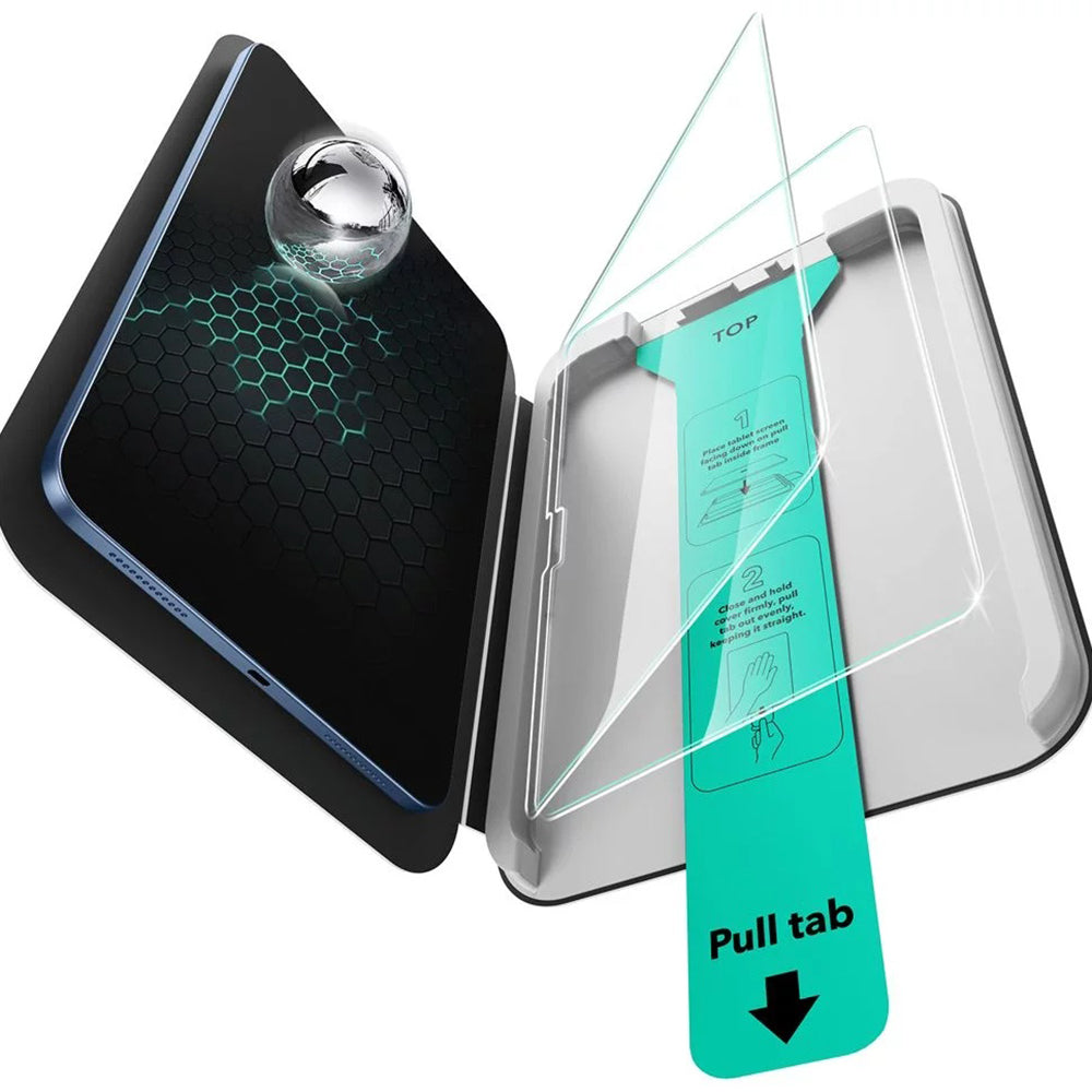 Film de protection d'écran ESR UltraFit pour Apple iPad (2025) / (2022), Verre Trempé, Full Glue, Lot de 2 pièces