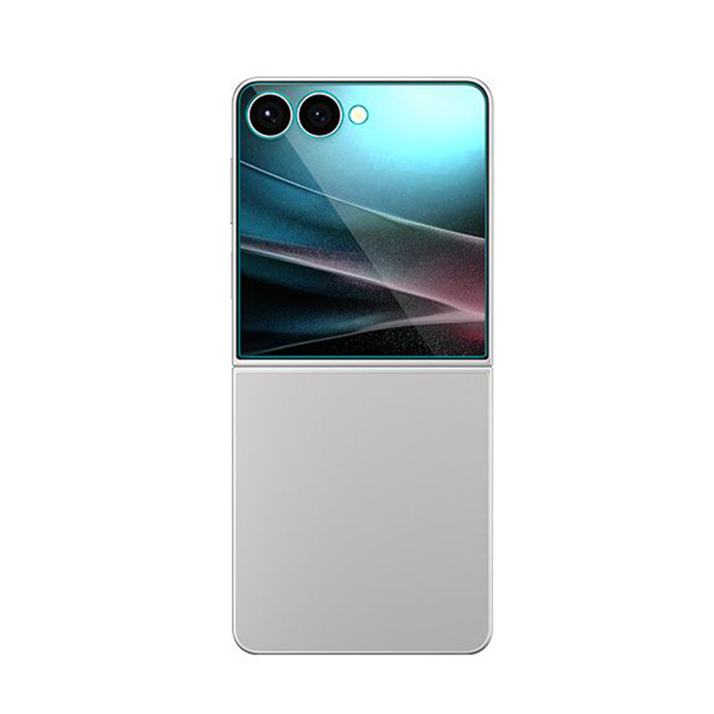 Film de protection Écran Extérieur Spigen GlastR EZ FIT pour Samsung Galaxy Z Flip7 F766, Verre Trempé, Full Glue, Set 2 pièces AGL09585