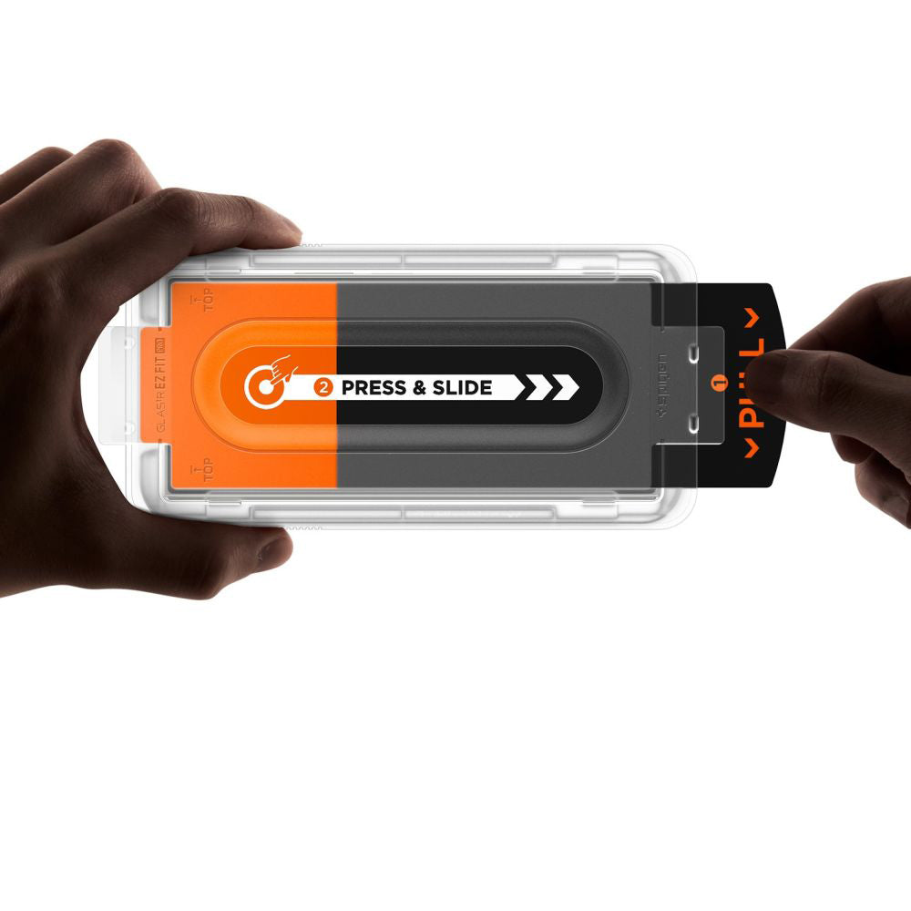 Film de protection Écran Extérieur Spigen GlastR EZ FIT Pro HD pour Samsung Galaxy Z Fold7 F966, Verre Trempé, Full Glue, Set 2 pièces AGL09579