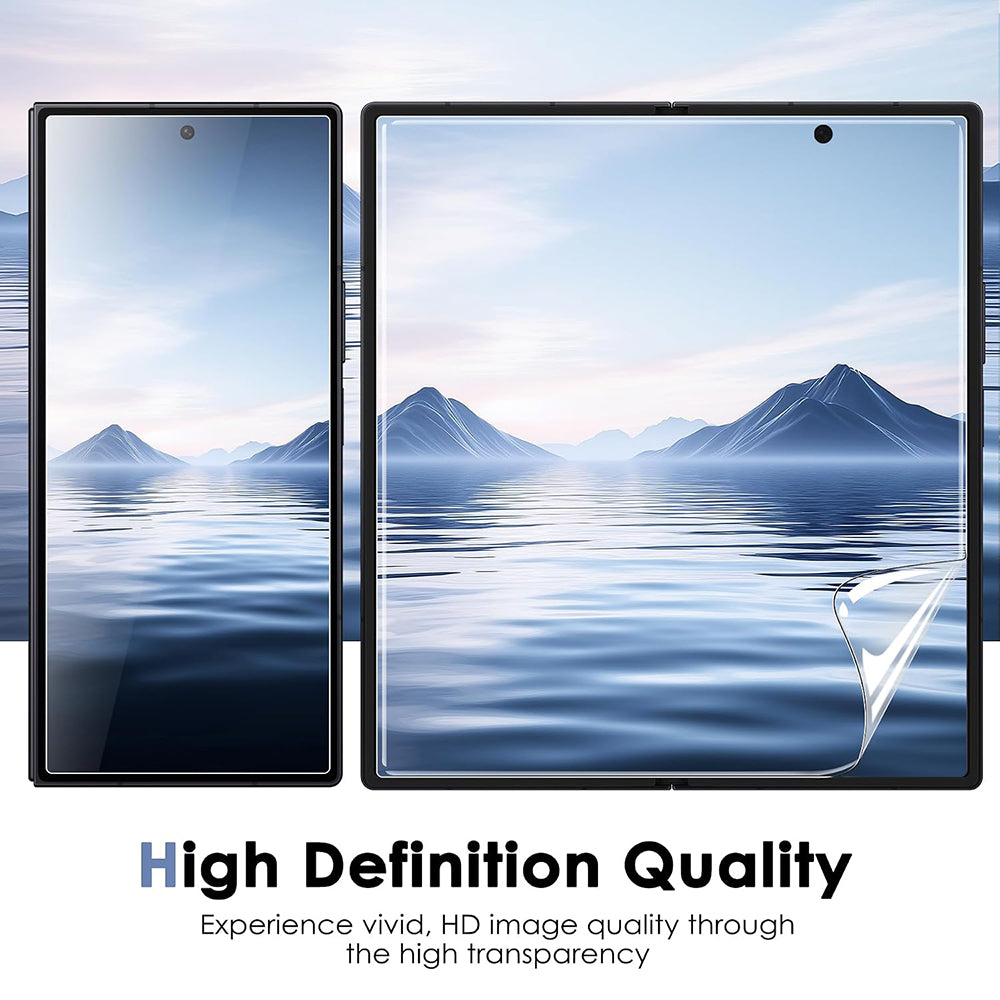 Film de protection écran intérieur Blueo HD pour Samsung Galaxy Z Fold8 Ultra F976 / Z Fold7 F966, plastique