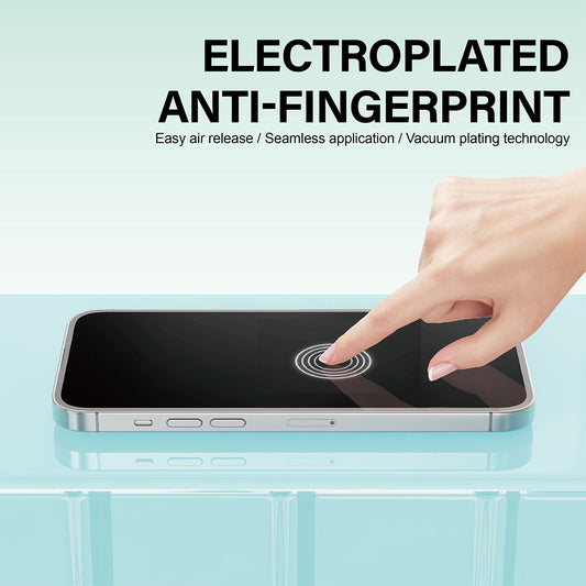 Film de protection d'écran Lito NB pour Apple iPhone 17 Pro Max, Verre Trempé, Full Glue, Noir