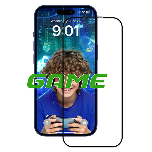 Film de protection Écran Mat Anank 5X Renforcé pour Apple iPhone 17 Air, Verre Trempé, Full Glue, 2.5D, Noir