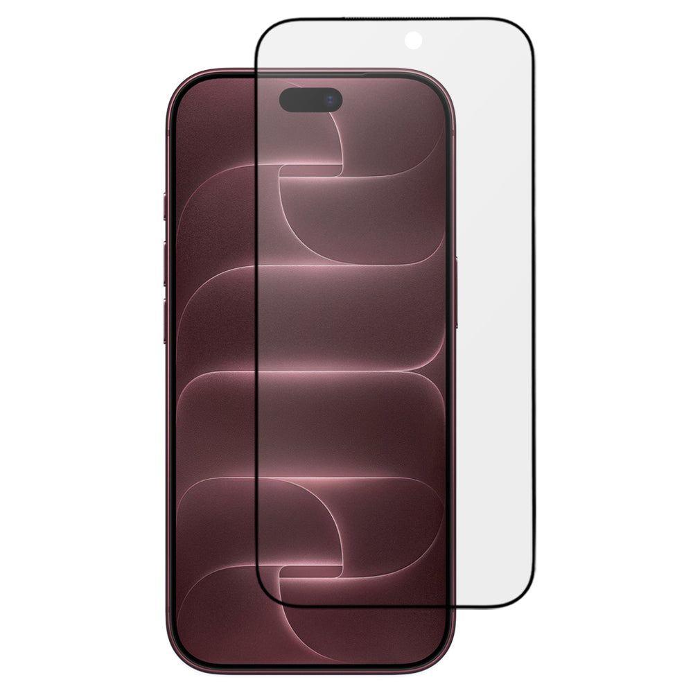 Protection d’écran Matte Blueo Anti-Reflective HD pour Apple iPhone 18 Pro Max, verre trempé, adhésif intégral, noir