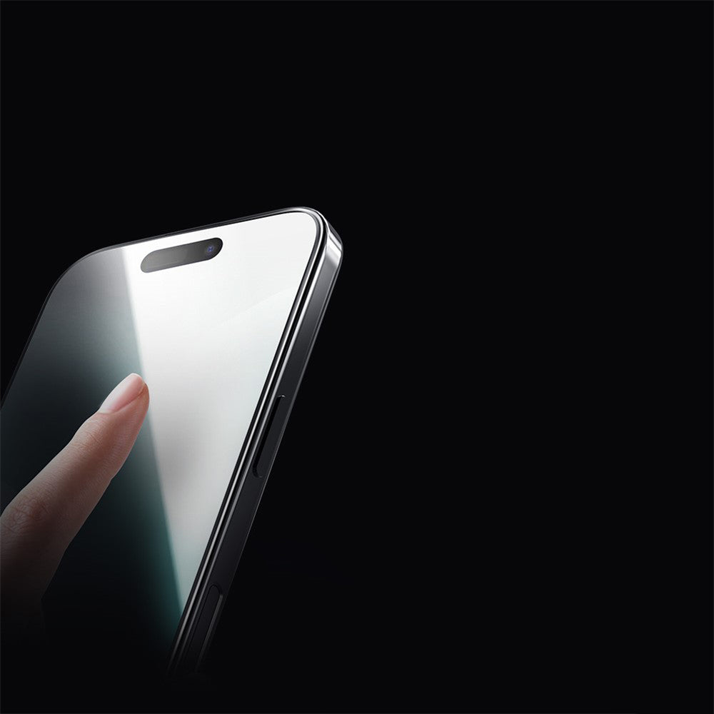Film de protection d'écran Nillkin CP+ Pro avec applicateur pour Apple iPhone 16 Pro Max, verre trempé, colle intégrale, noir