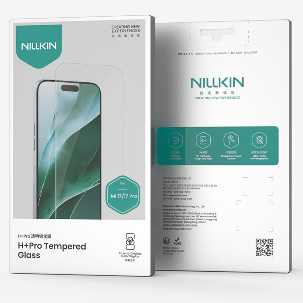 Nillkin H+ Pro Screen Protector Film for Xiaomi 17 Pro / 17, Tempered Glass, Full Glue