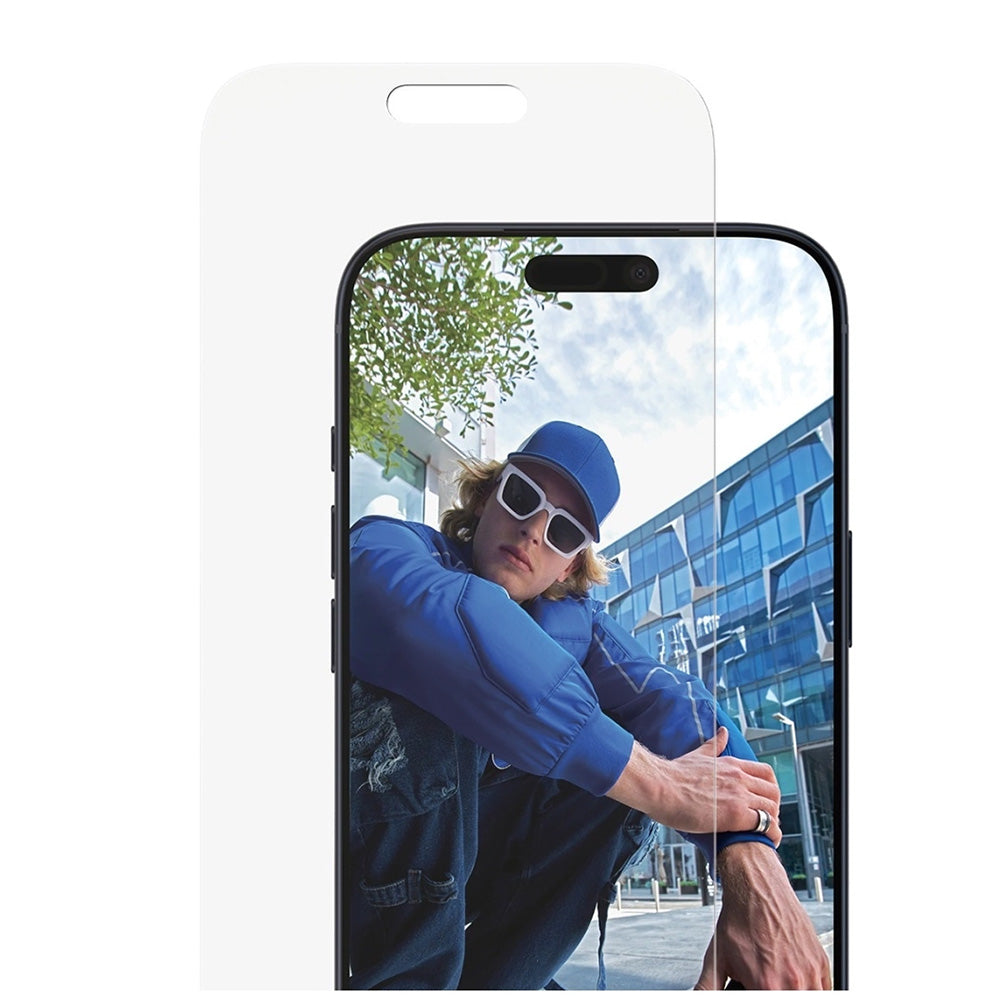 PanzerGlass Classic Fit EasyAligner Screen Protector for Apple iPhone 17 Pro Max, Tempered Glass, Full Glue