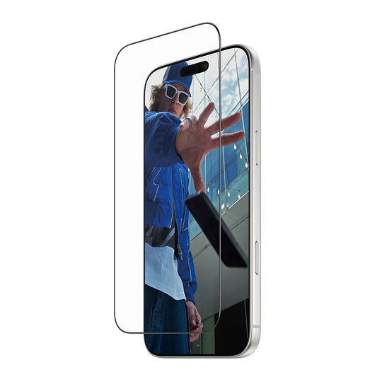 Film de protection d'écran PanzerGlass Ultra-Wide Fit Fastfit pour Apple iPhone 17 Pro Max, Verre Trempé, Full Glue, Noir
