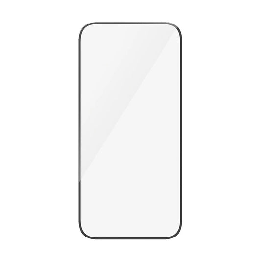 Film de protection d'écran PanzerGlass Ultra-Wide Fit pour Apple iPhone 16 Pro Max, Verre Trempé, Full Glue, Noir