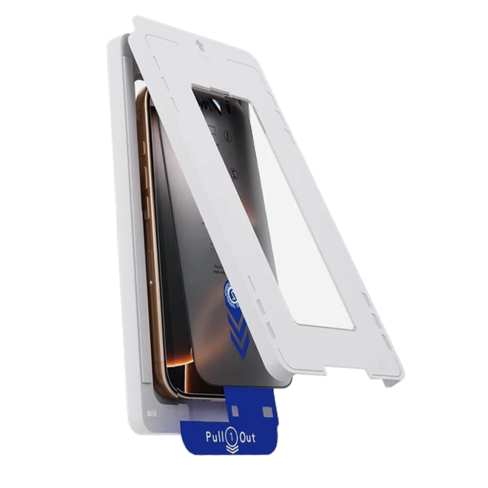 Film de protection écran Privacy Anank 2X renforcé pour Apple iPhone 16 Pro Max, verre trempé, collage complet, 2.5D