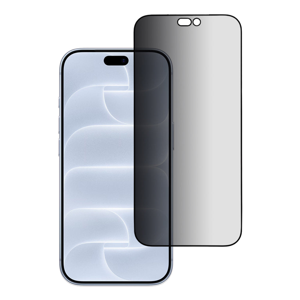 Film de protection d’écran Privacy Blueo Anti Peep AR Applicator Pro pour Apple iPhone 18 Pro, verre trempé, adhésif intégral, 3D
