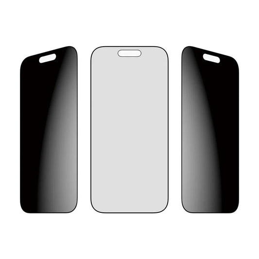 Film de protection écran Privacy PanzerGlass Ultra-Wide Fit 2-Way EasyAligner pour Apple iPhone 17 / 16 Pro, Verre Trempé, Full Glue