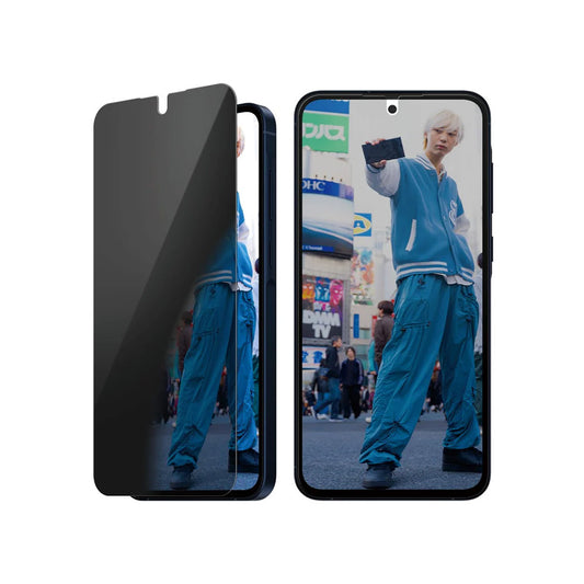 Film de protection écran Privacy PanzerGlass Ultra-Wide Fit pour Samsung Galaxy A56 A566, Verre Trempé, Full Glue