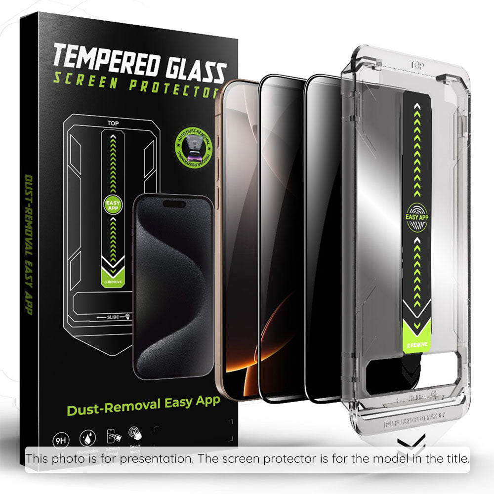 Film de protection écran Privacy Techsuit TitanGlass CrystalHD pour Samsung Galaxy S25 FE, Verre Trempé, Full Glue