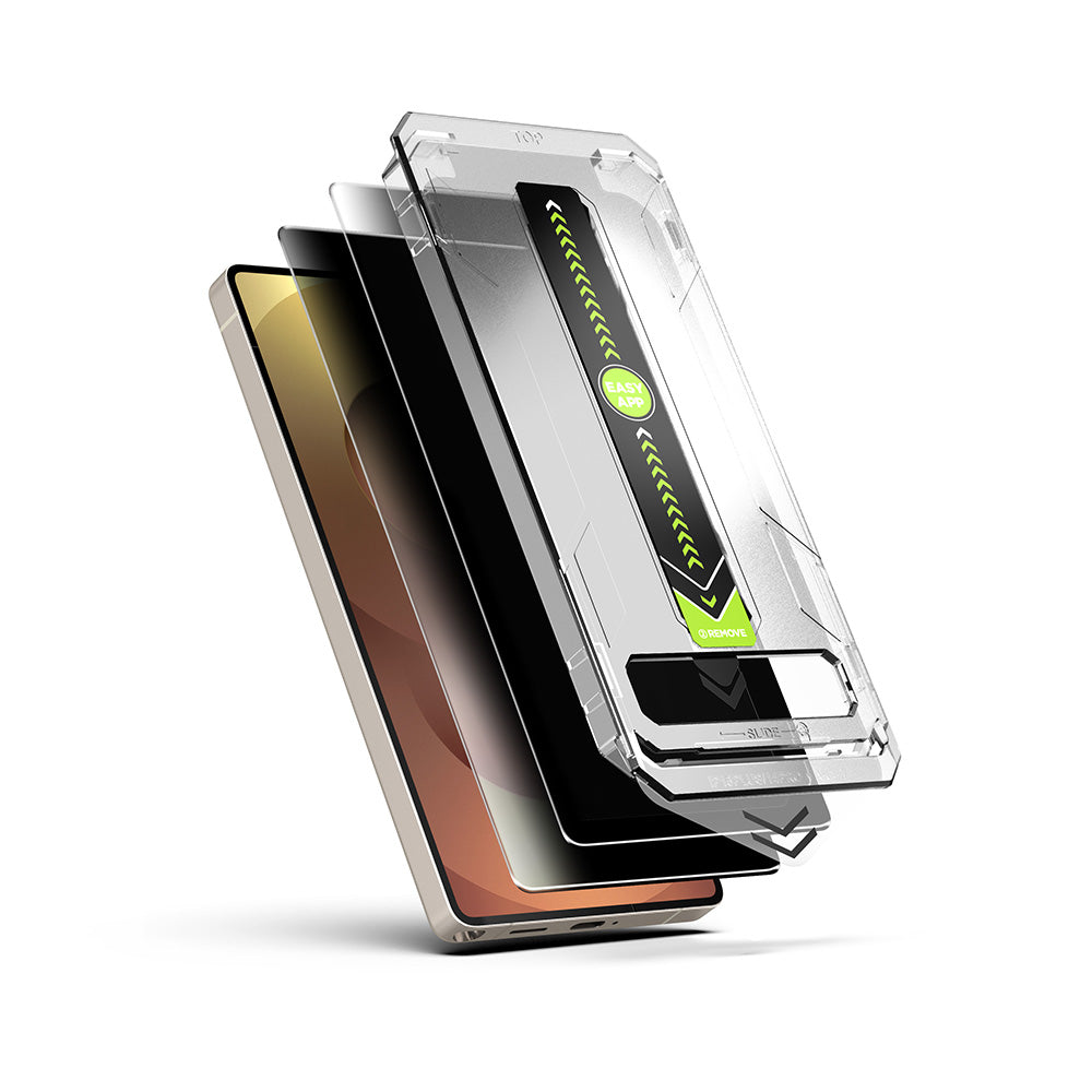 Film de protection écran Privacy Techsuit TitanGlass CrystalHD pour Samsung Galaxy S26 Ultra S948, Verre Trempé, Full Glue, Lot de 2 pièces.