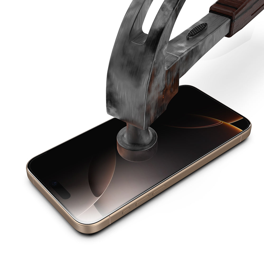 Film de protection d'écran Privacy Techsuit TitanGlass pour Apple iPhone 18 Pro, Verre Trempé, Collage Complet, Lot de 2 pièces