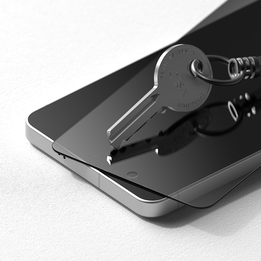 Film de protection d'écran Ringke Easy Slide pour Samsung Galaxy S26 Plus S947, Verre Trempé, Full Glue, Lot de 2 pièces, Noir