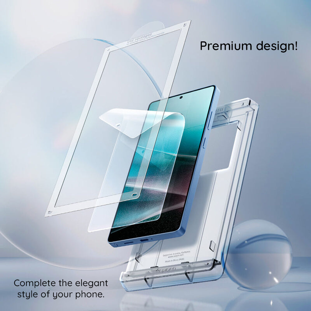 Film de protection écran Spigen Elite Shield EZ FIT HD pour Samsung Galaxy S25+ S936, Plastique AFL09087