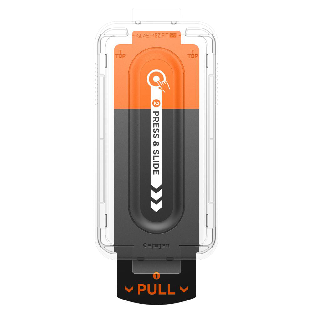 Film de protection d'écran Spigen GlastR EZ FIT Pro pour Samsung Galaxy S25 Edge S937, Verre Trempé, Full Glue AGL09411