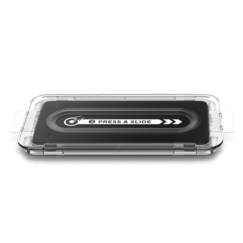Film de protection d'écran Spigen GlastR EZ FIT Pro pour Samsung Galaxy S25 Edge S937, Verre Trempé, Full Glue AGL09411