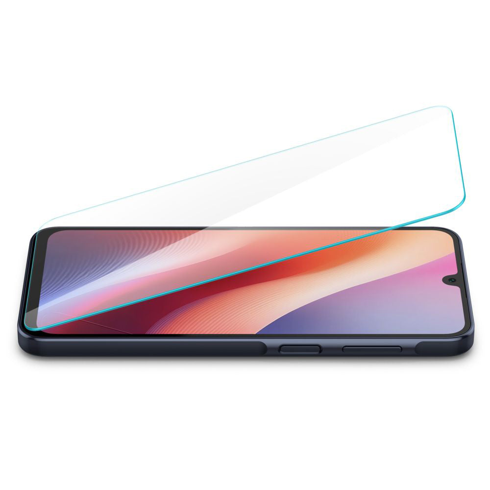 Film de protection d'écran Spigen GlastR Slim pour Samsung Galaxy A26 A266 / A16 5G A166 / A16 4G A165, Verre Trempé, Full Glue, Lot de 2 pièces