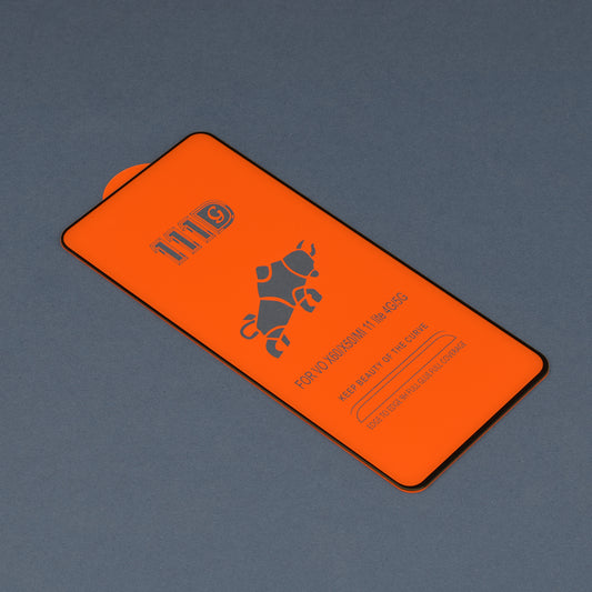 Film de protection d'écran Techsuit pour Xiaomi 11 Lite 5G NE / Mi 11 Lite 5G / 11 Lite, Verre trempé, Full Glue, 111D, Noir