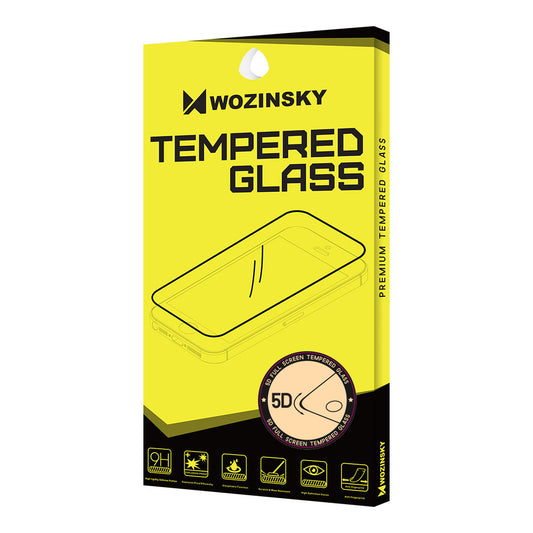 Film de protection d'écran WZK pour Apple iPhone SE (2022) / SE (2020) / 8, Verre trempé, Full Glue, 5D, Noir
