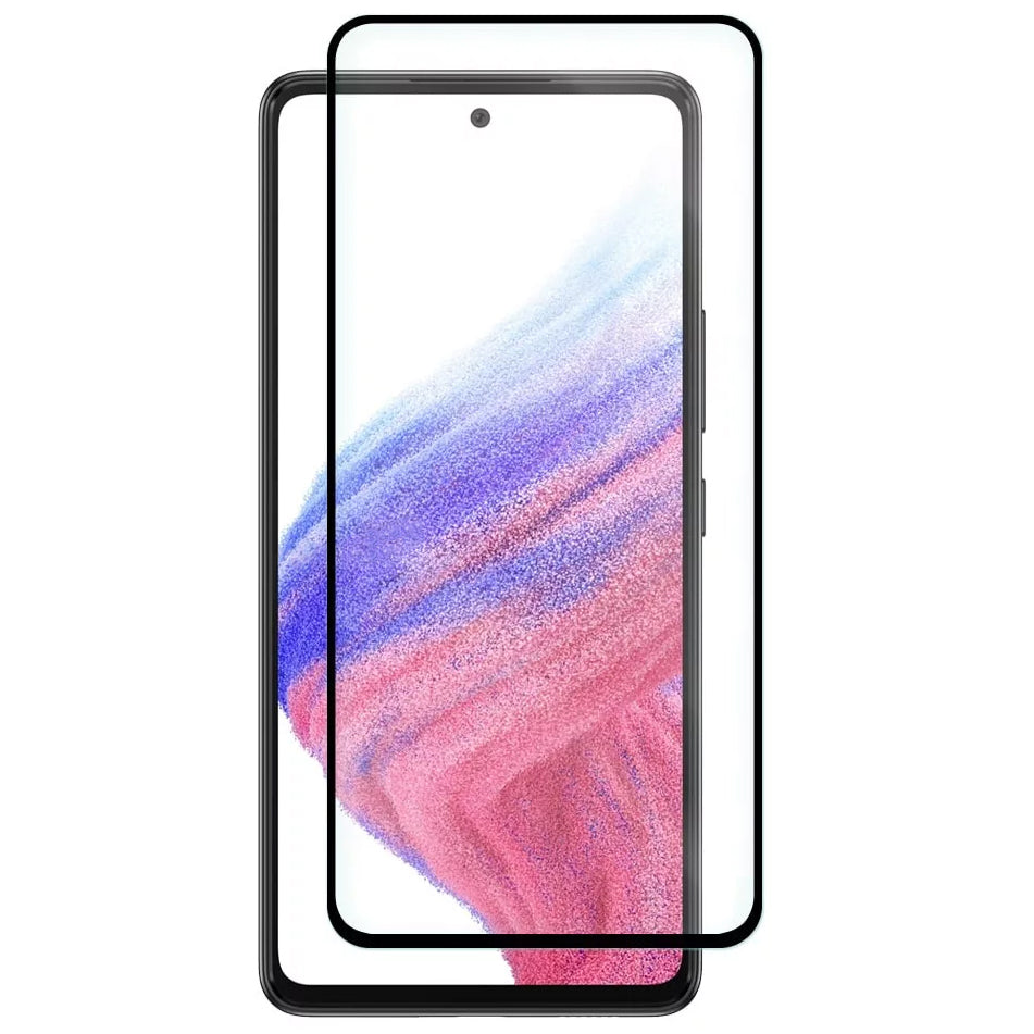 Film de protection d'écran OEM pour Samsung Galaxy A53 5G A536, Verre Trempé, Colle Complète, 6D, Noir