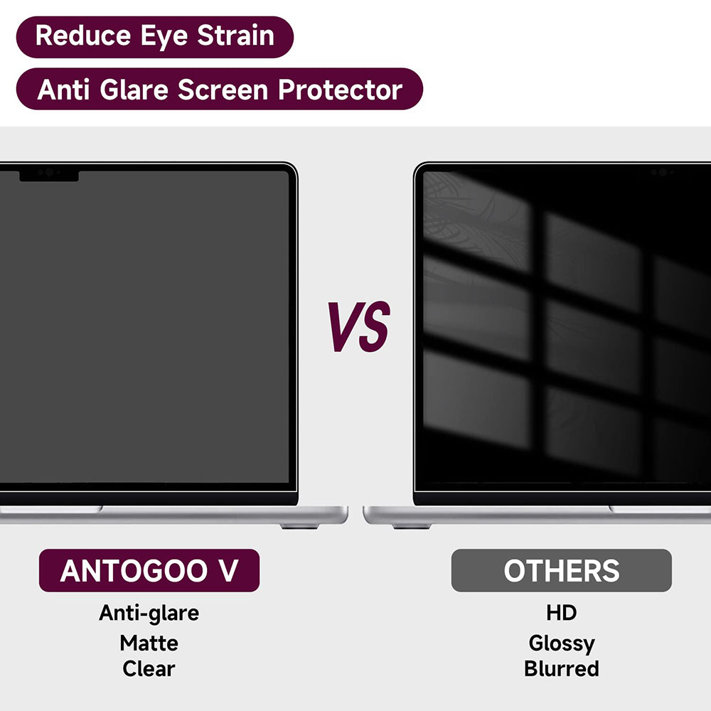 Film de Protection d'Écran Mat Anti Lumière Bleue Techsuit VisionProX pour Apple MacBook Pro 16 pouces (2024), Plastique