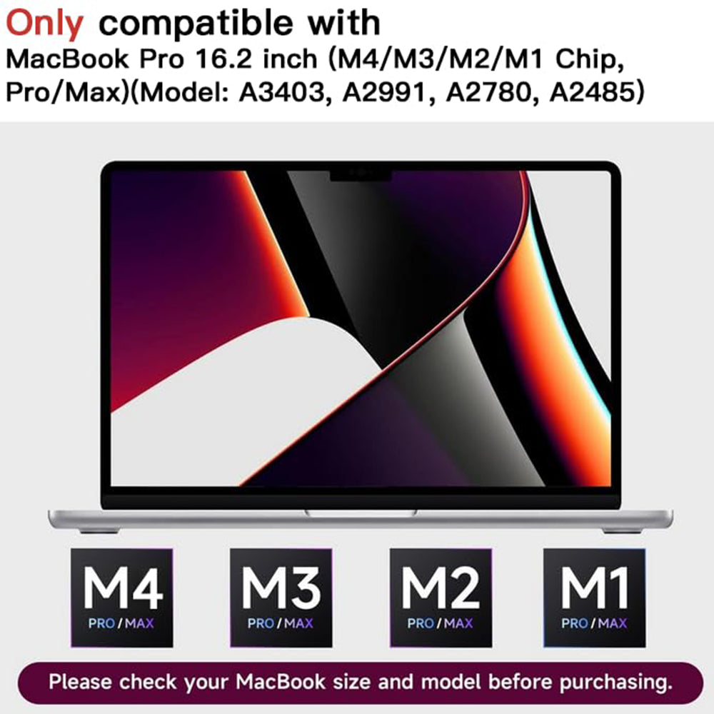 Film de Protection d'Écran Mat Anti Lumière Bleue Techsuit VisionProX pour Apple MacBook Pro 16 pouces (2024), Plastique