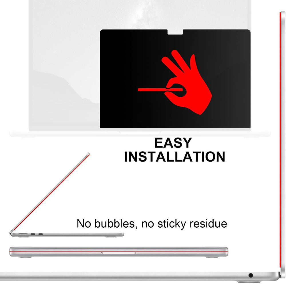Film de Protection d'Écran Privacy Techsuit VisionProX Magnétique pour Apple MacBook Pro 14 pouces (2024), Plastique