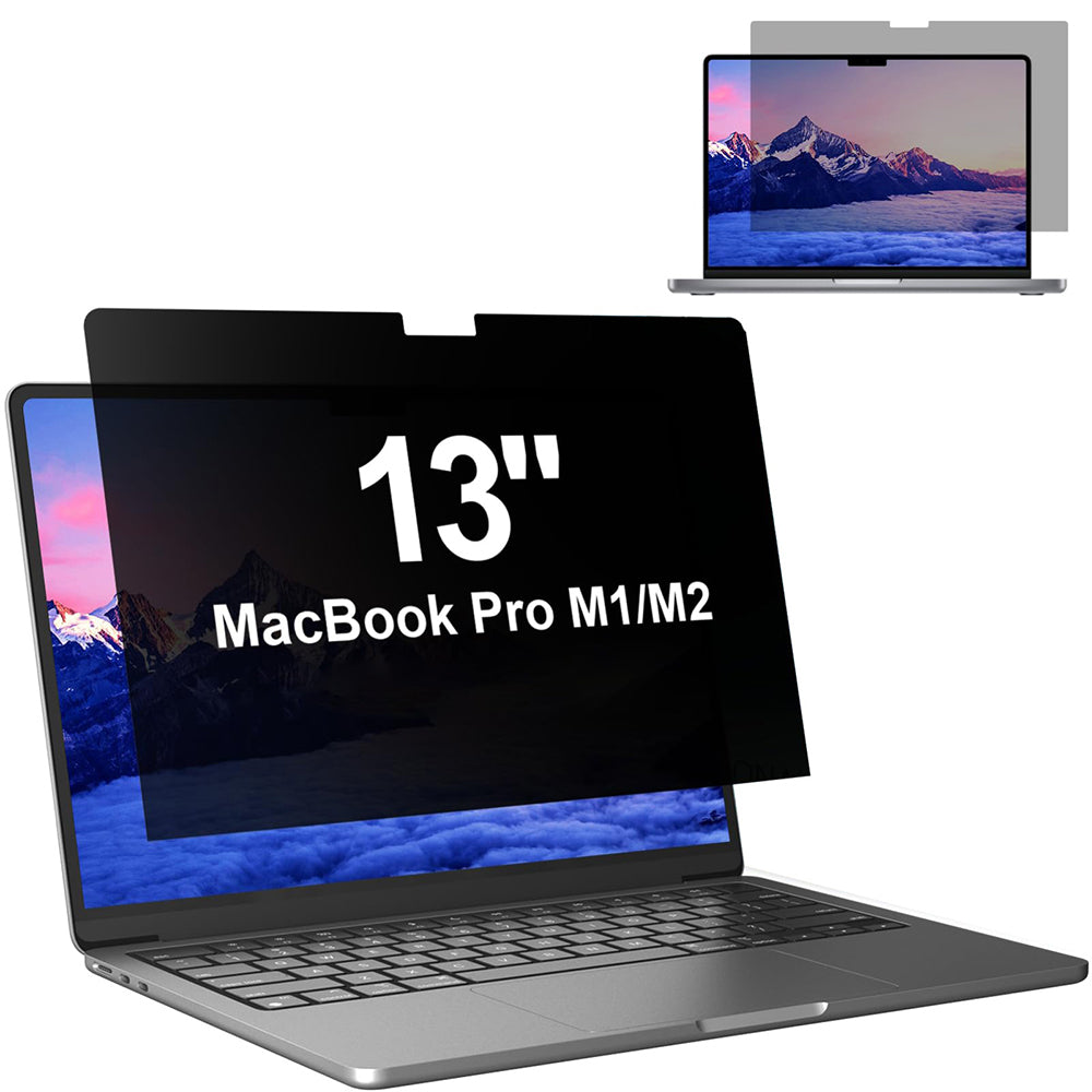 Privacy Screen Protector Techsuit VisionProX for Apple MacBook Pro 13inch (2022) / (2020) / (2019) / (2018) / (2016), Plastic