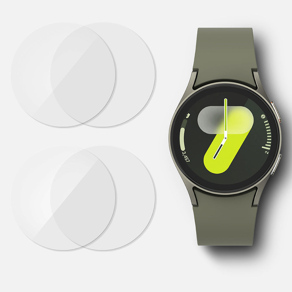 Film de protection Ringke R6 pour Samsung Galaxy Watch7 44mm, lot de 4 pièces, verre trempé sécurisé