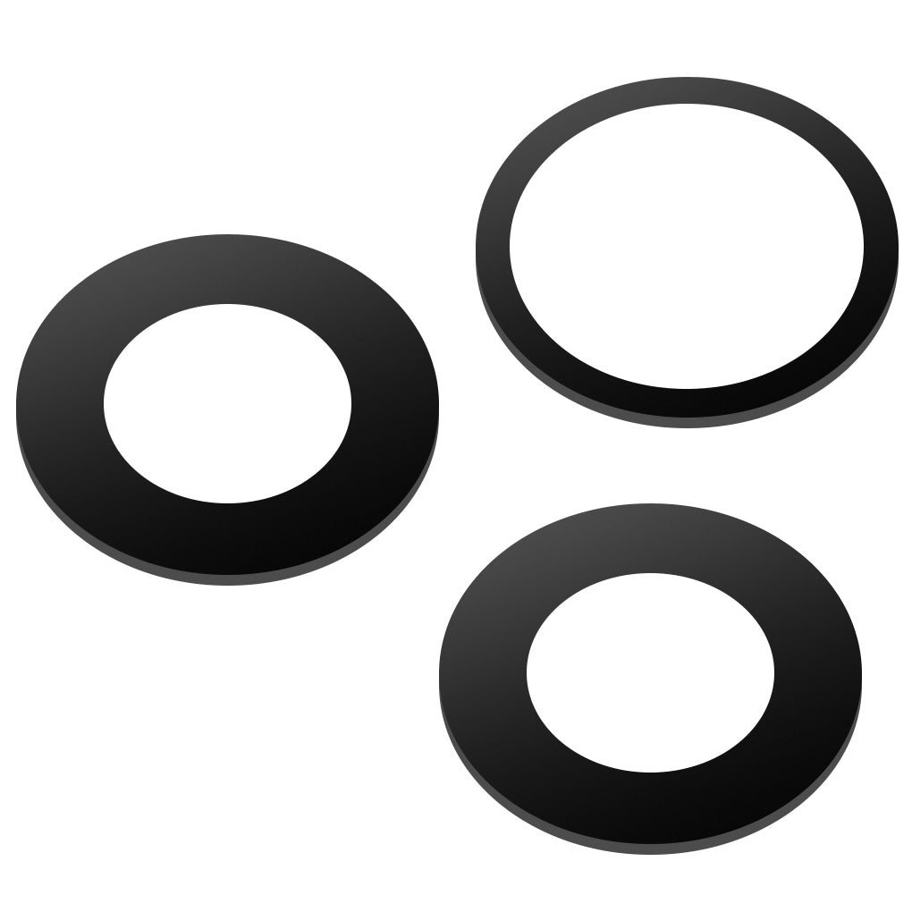Vitre Caméra Arrière Apple iPhone 11 Pro Max, Wide + UltraWide + Telephoto, Noir