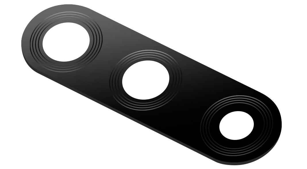 Verre de caméra arrière Huawei P30 lite, Noir