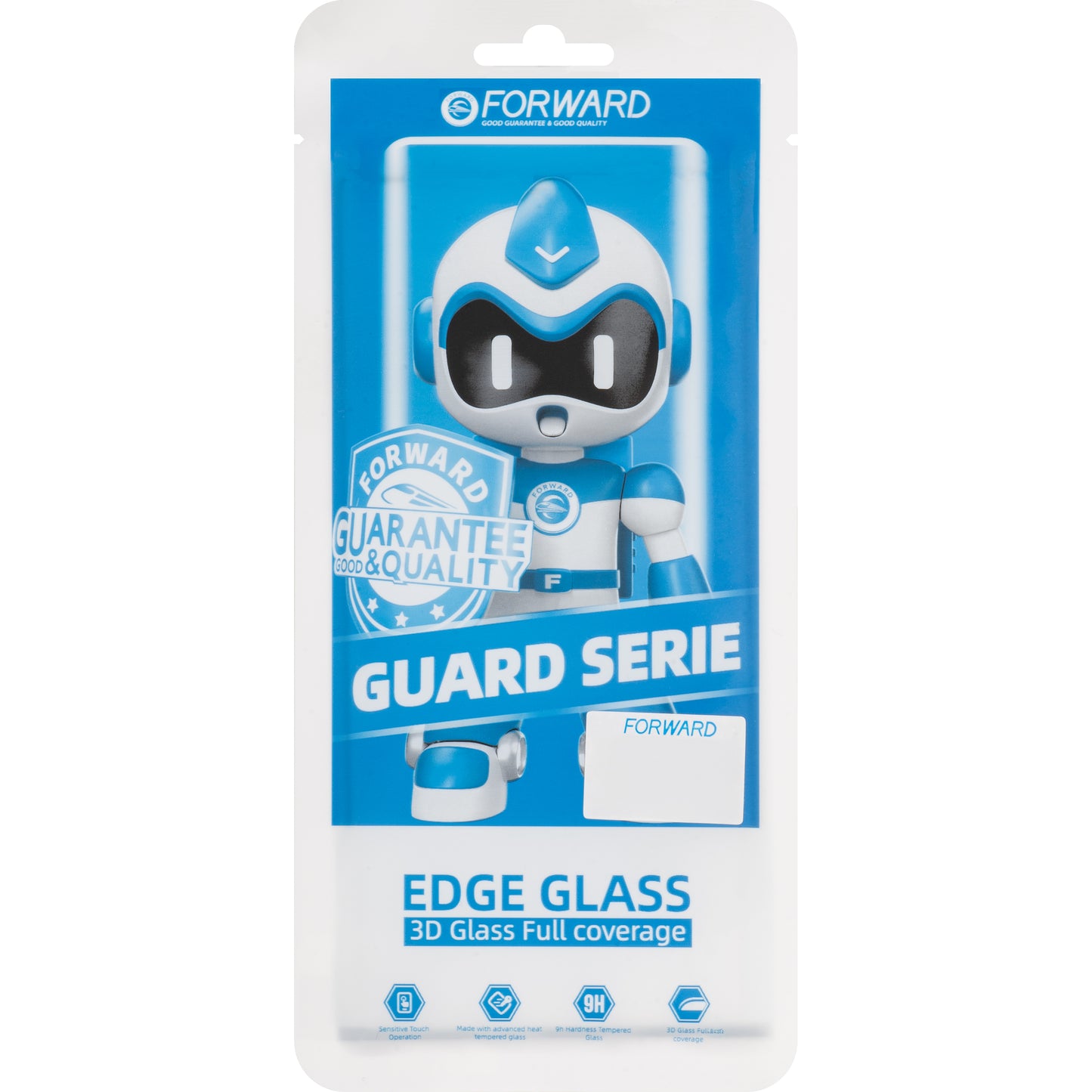 Verre d'écran + Colle Edge / OCA Forward Guard pour Huawei P30 Pro, Noir